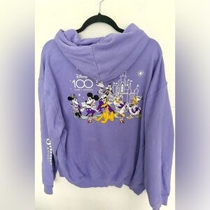 Disney Mickey & Friends 100 Years Of Wonder Embroidery Disneyland Sweatshirt